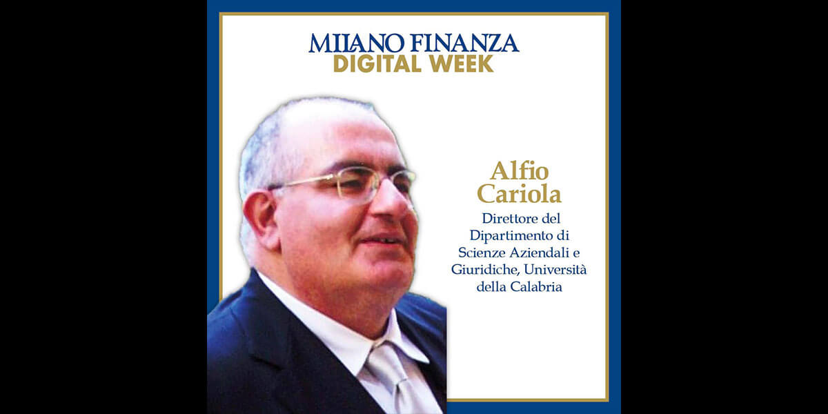 Immagine raffigurante Alfio Cariola direttore del dipartimento di scienze aziendali e giuridiche dell'UNICAL