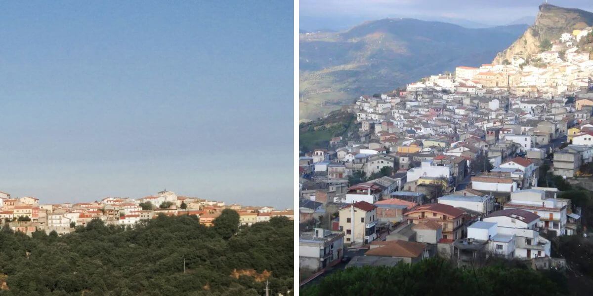 Veduta di Carfizzi e San Nicola dell'Alto